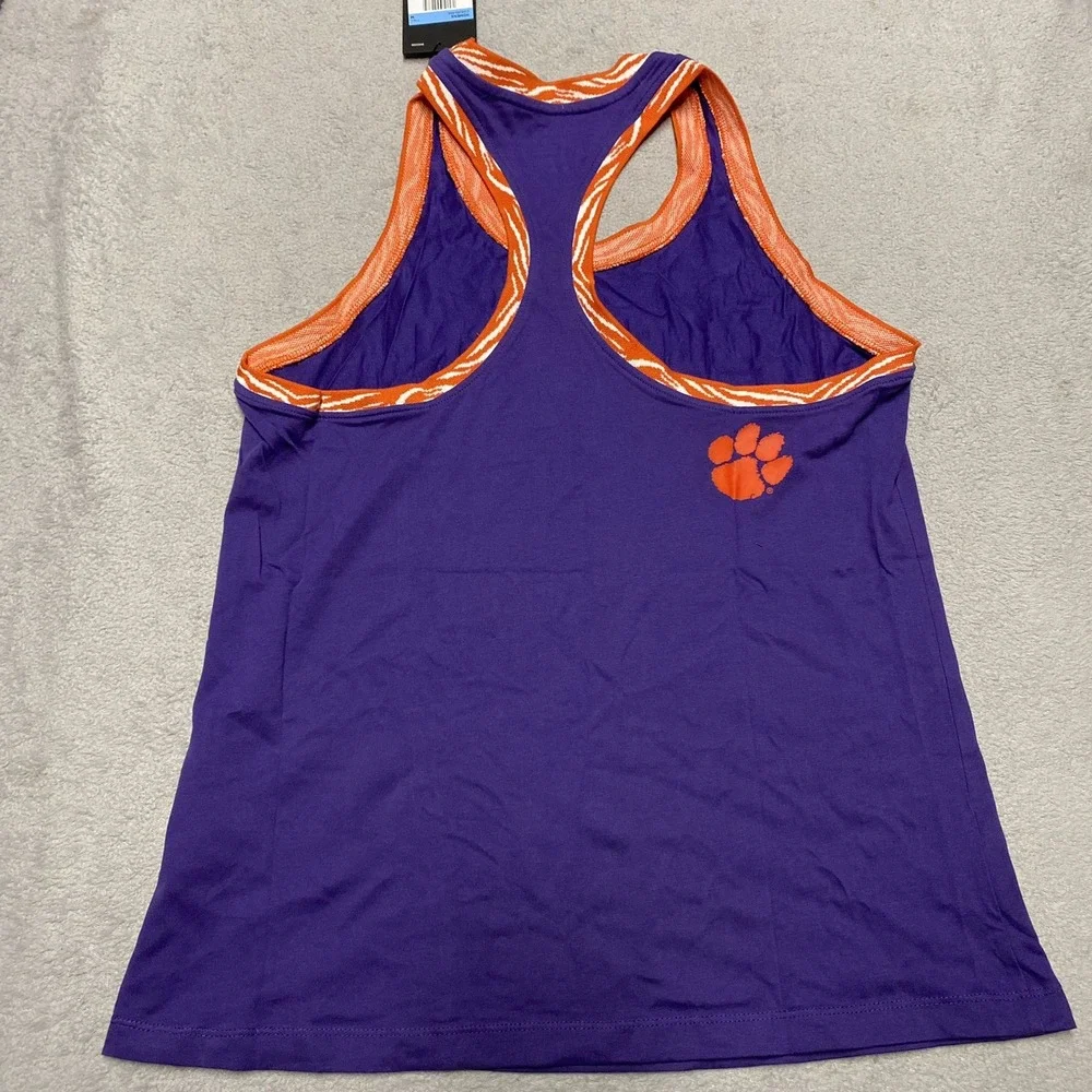 Nike‎ Clemson Tigers Team Issue Tank Top Womens Medium Racerback Athletic NEW